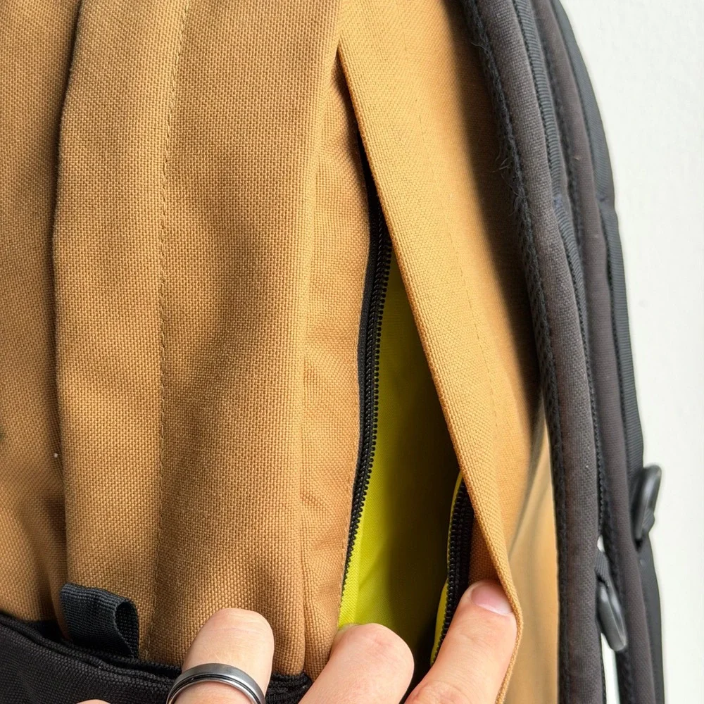 Topo Designs Daypack Classic Backpack Brown Canvas Outdoor Laptop Bag Travel